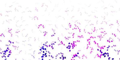 Light pink vector background with random forms.