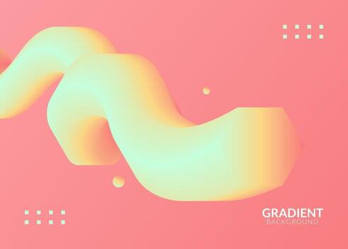 fondo degradado abstracto con forma fluida vector