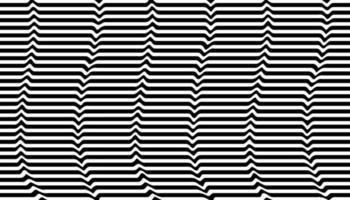 Black and white optical illusion background vector