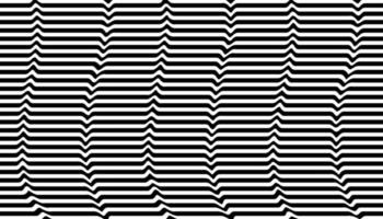 Black and white optical illusion background vector