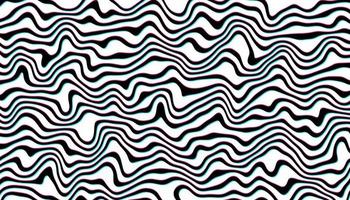 Distorted lines optical illusion background vector