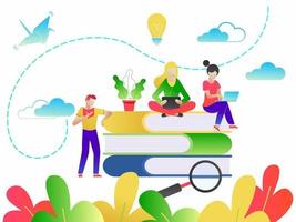 education concept vector illustration