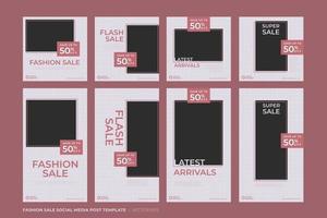 fashion banner for social media vector