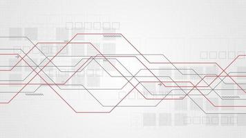 Design in the concept of electronic circuit boards. vector