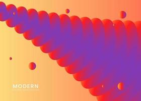 Abstract Gradient Background With Liquid Shapes vector