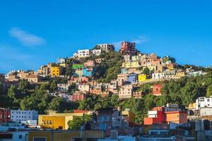 paisaje de la ciudad de guanajuato en méxico