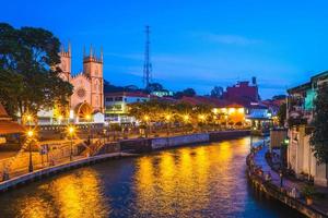 The old town in Melaka in Malaysia photo