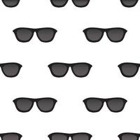 Seamless pattern with hand drawn glasses vector