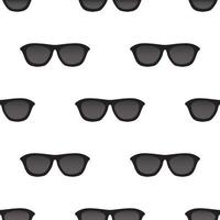 Seamless pattern with hand drawn glasses vector