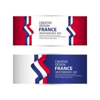 France Independent Day Poster Creative Design Illustration Vector Template