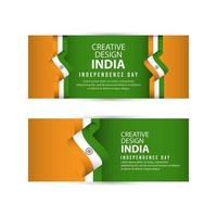 India Independent Day Poster Creative Design Illustration Vector Template