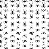 Seamless pattern with spiders. vector