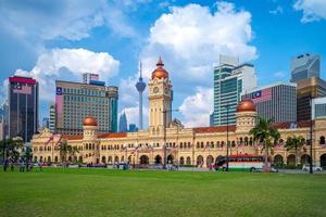 Edificio del sultán Abdul Samad en Kuala Lumpur, en Malasia foto