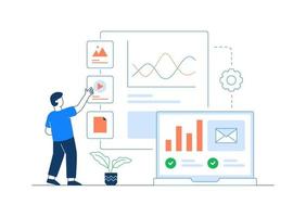 Data Integration Vector Illustration