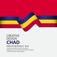 Chad Independence Day Celebration Creative Design Illustration Vector Template