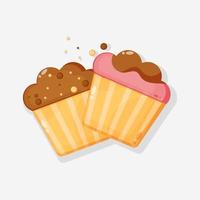 diseño de icono de muffins vector