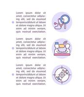 Substance intake analysis concept line icons with text. PPT page vector template with copy space. Brochure, magazine, newsletter design element. Alcohol detox linear illustrations on white