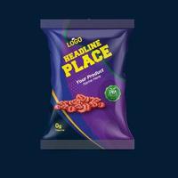 Free Potato chips package design, foil bags with the original file in 3d illustration. Chip's packaging ideas chip packaging, packaging, chips. vector