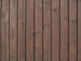 Vertical wooden boards brown on the wall as a background texture photo