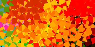 Light multicolor vector background with polygonal forms.