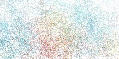 Light multicolor vector background with random forms.