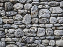 Grey stone wall as a background texture photo