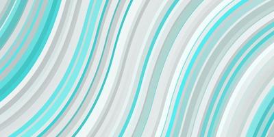 Light BLUE vector pattern with curved lines. Abstract gradient illustration with wry lines. Template for your UI design.