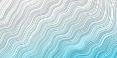 Light BLUE vector background with curved lines. Colorful abstract illustration with gradient curves. Template for cellphones.