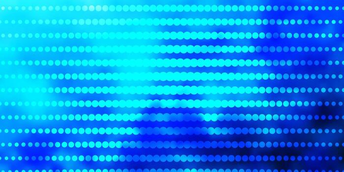 Light BLUE vector pattern with circles. Colorful illustration with gradient dots in nature style. Pattern for wallpapers, curtains.