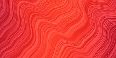 Light Red vector background with lines.