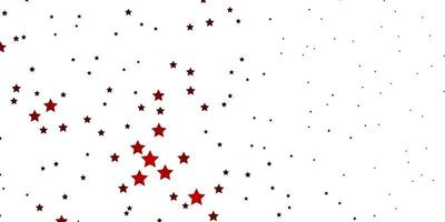 Dark Red vector layout with bright stars. Blur decorative design in simple style with stars. Design for your business promotion.