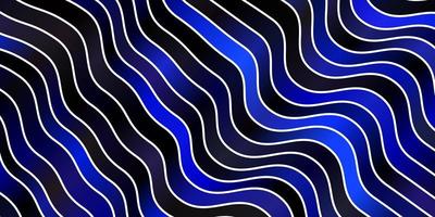 Dark BLUE vector texture with circular arc. Gradient illustration in simple style with bows. Template for your UI design.