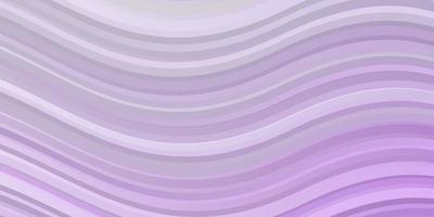 Light Purple vector background with bent lines. Colorful illustration in circular style with lines. Best design for your posters, banners.