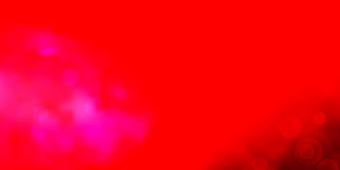 Light Red vector pattern with spheres. Modern abstract illustration with colorful circle shapes. Pattern for wallpapers, curtains.