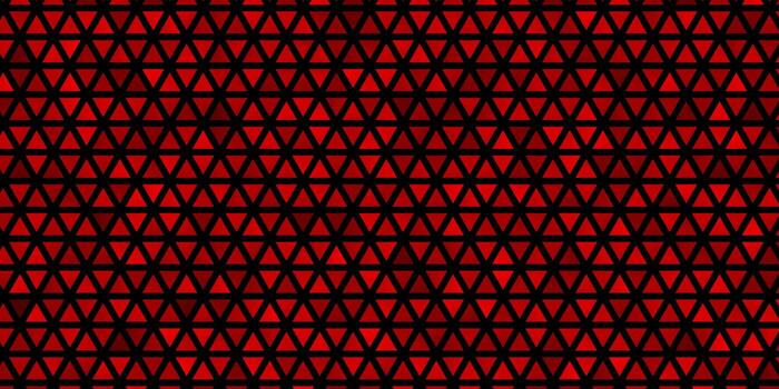 diseño de vector rojo claro con líneas, triángulos.