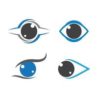 imágenes de logo cuidado de ojos vector