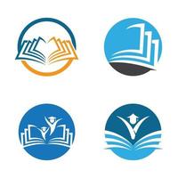 Book logo images vector