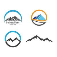 Mountain logo images vector