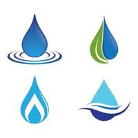 Water drop logo images vector