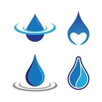 Water drop logo images vector