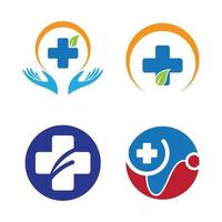 Medical care logo images vector