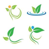 Ecology logo images illustration vector