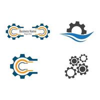 Gear logo images vector