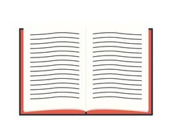 open book icon vector