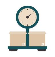 weigth machine design vector