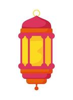 arabic lantern icon vector