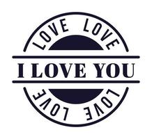 love signet design vector