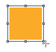 bounding box icon vector