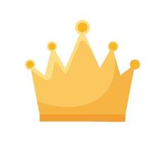 cute crown icon vector