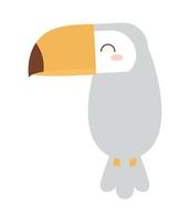 cute cockatoo icon vector